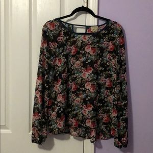 Long sleeve blouse